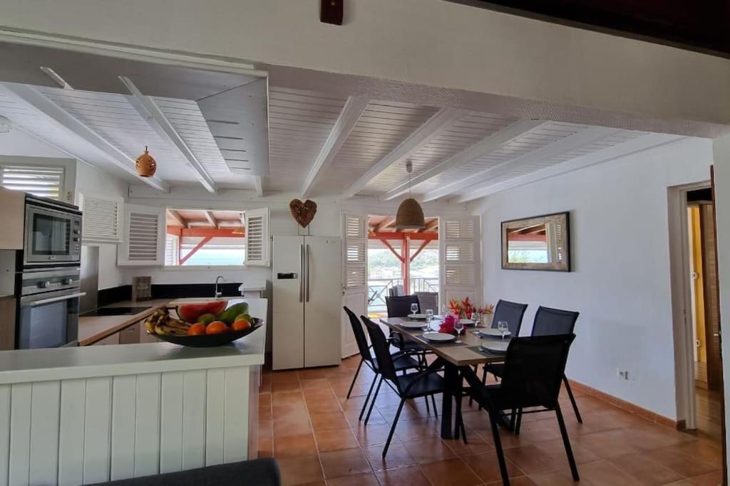 Villa Nautilia, Vue Mer, Proche Plage Les Trois-Ilets Exteriör bild