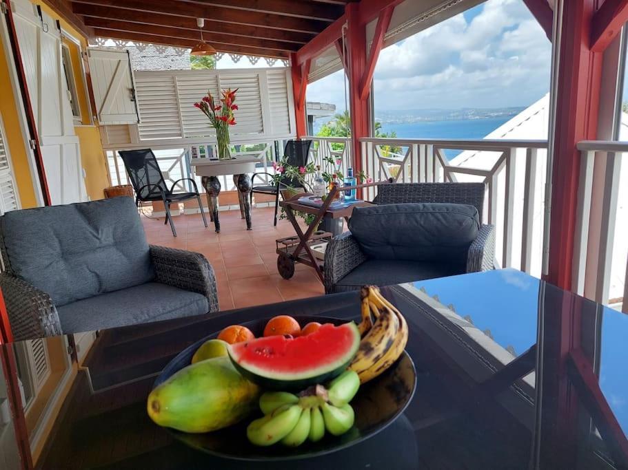 Villa Nautilia, Vue Mer, Proche Plage Les Trois-Ilets Exteriör bild