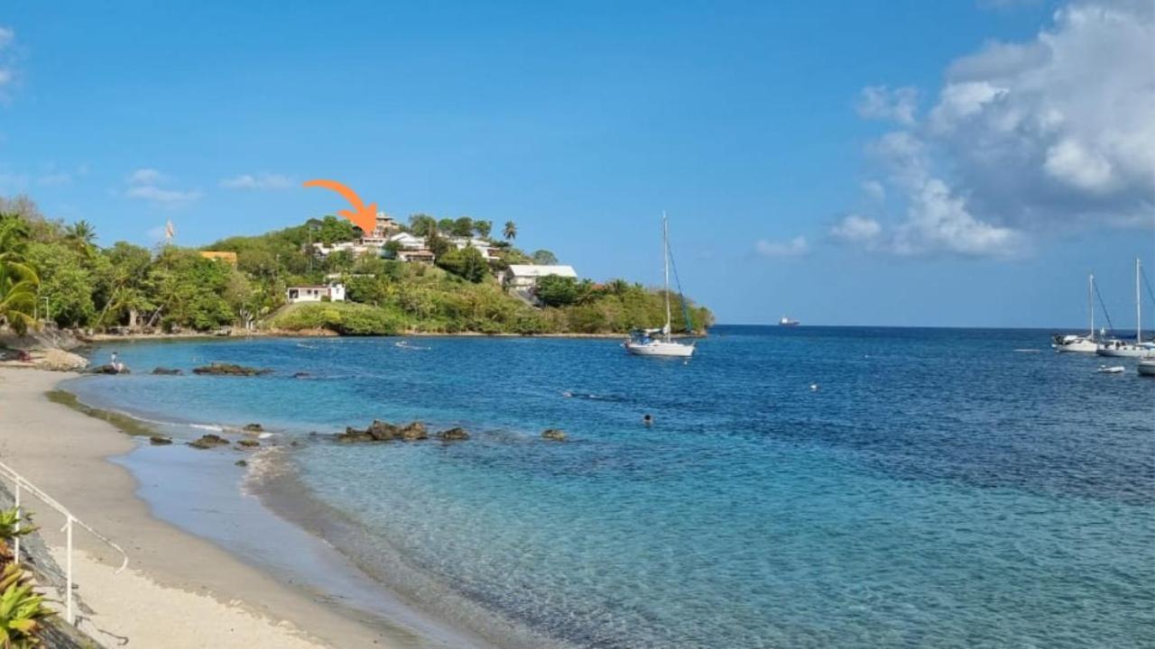 Villa Nautilia, Vue Mer, Proche Plage Les Trois-Ilets Exteriör bild