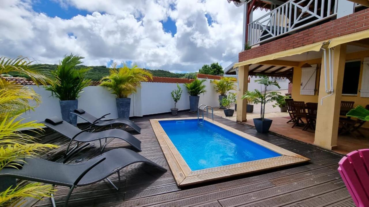 Villa Nautilia, Vue Mer, Proche Plage Les Trois-Ilets Exteriör bild