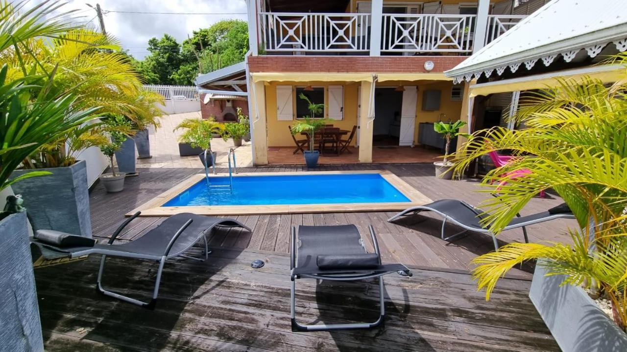 Villa Nautilia, Vue Mer, Proche Plage Les Trois-Ilets Exteriör bild