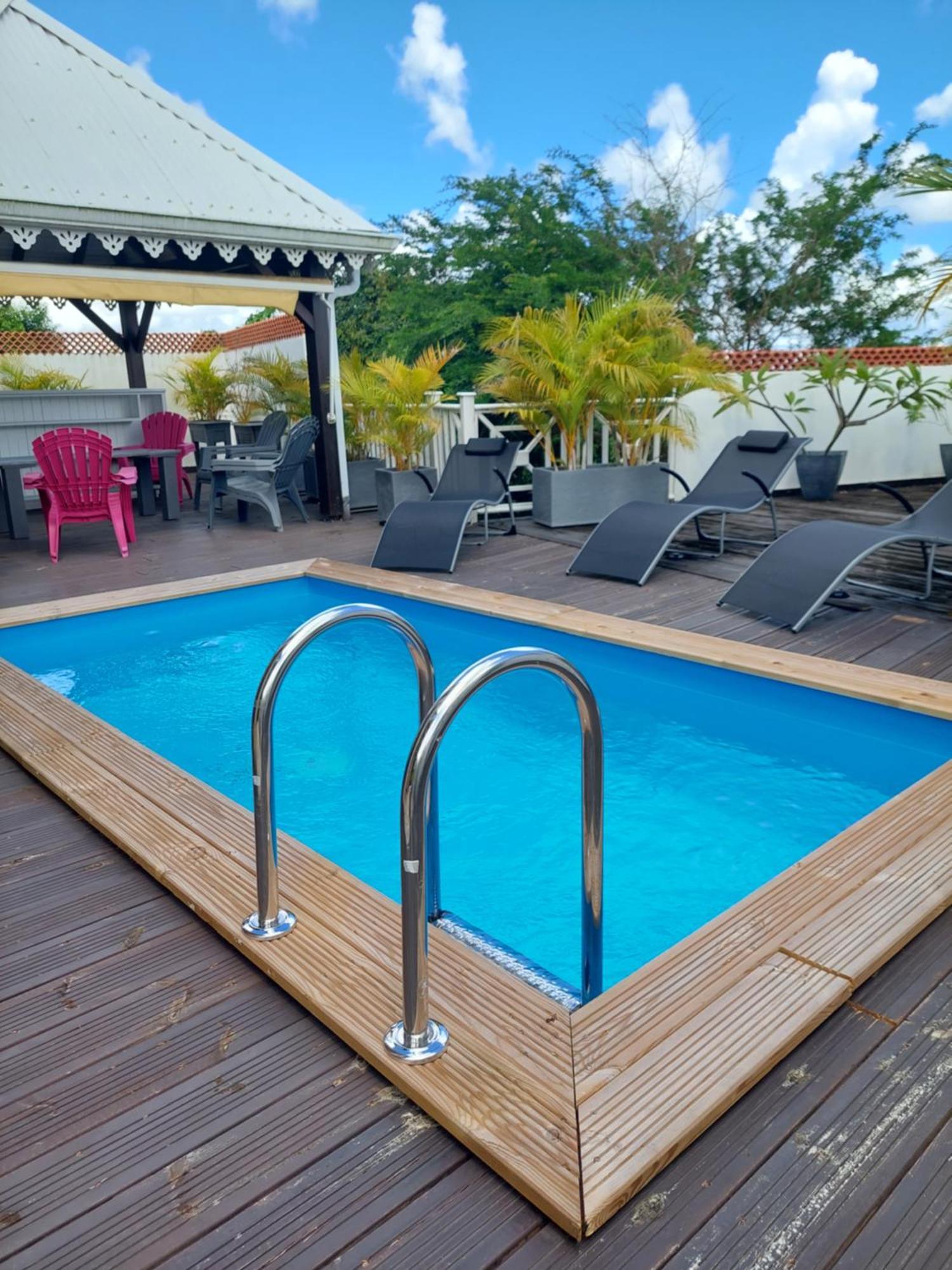Villa Nautilia, Vue Mer, Proche Plage Les Trois-Ilets Exteriör bild